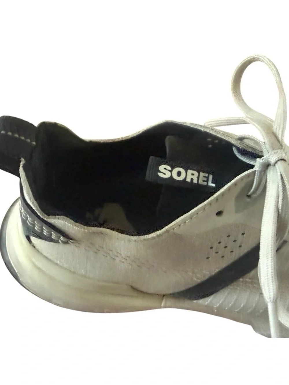Sorel Kinetic Rush Ripstop athletic sneakers Mens Size 11 Off White
